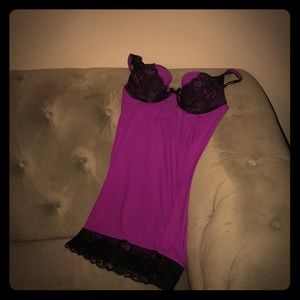 Victoria’s Secret purple padded slip